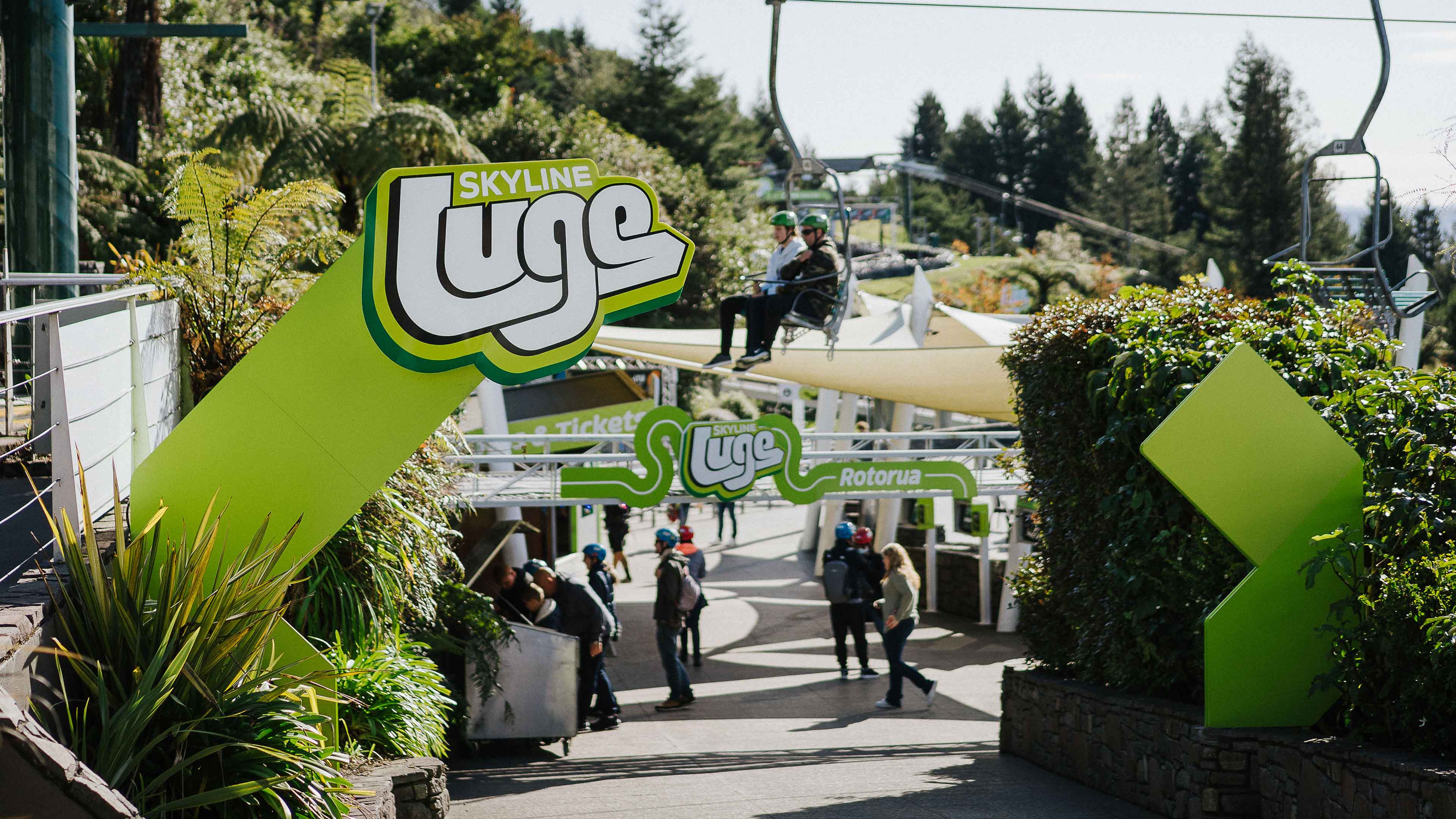 Skyline Luge Rotorua Signage 1