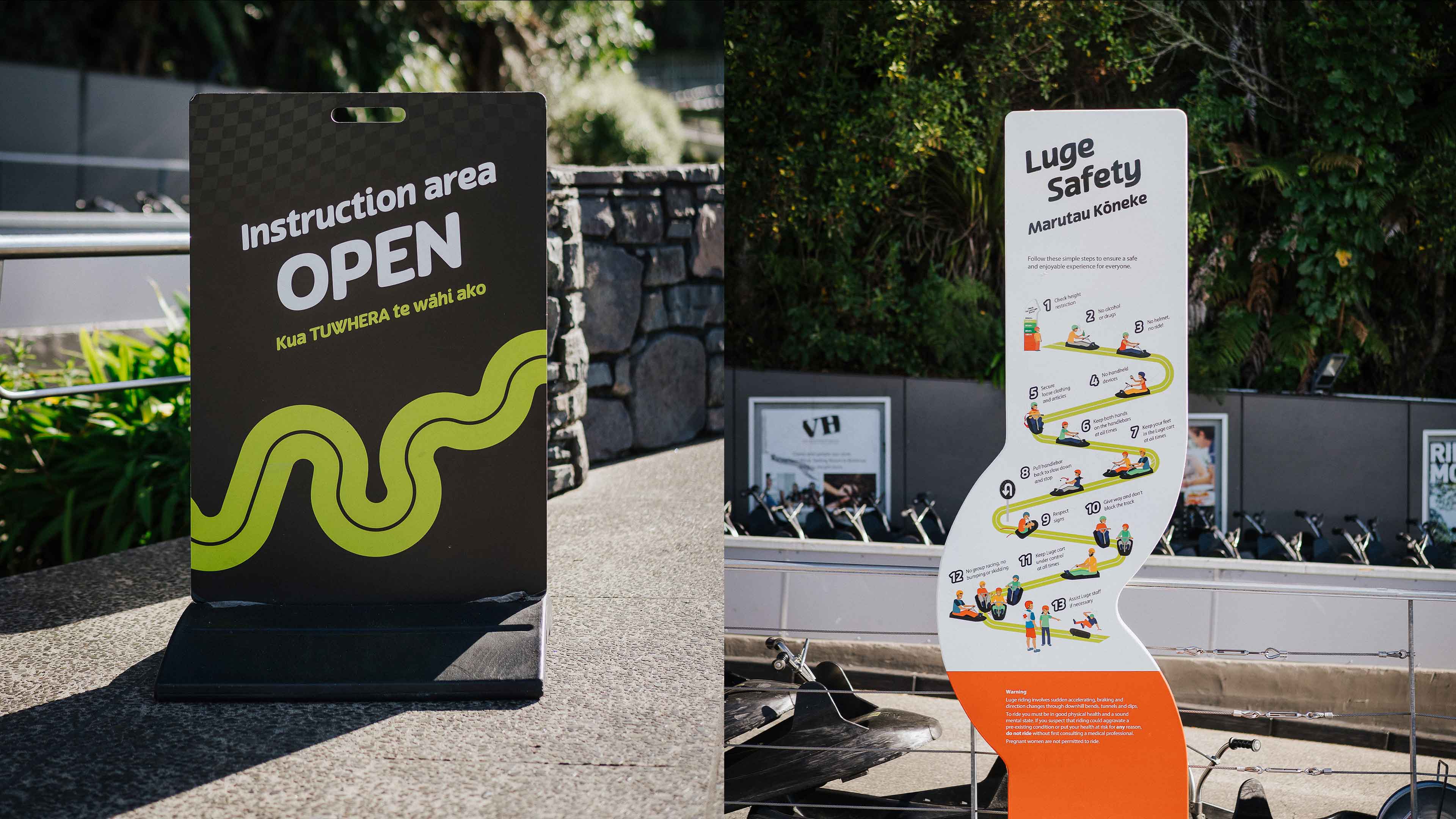 Skyline Luge Rotorua Signage 4